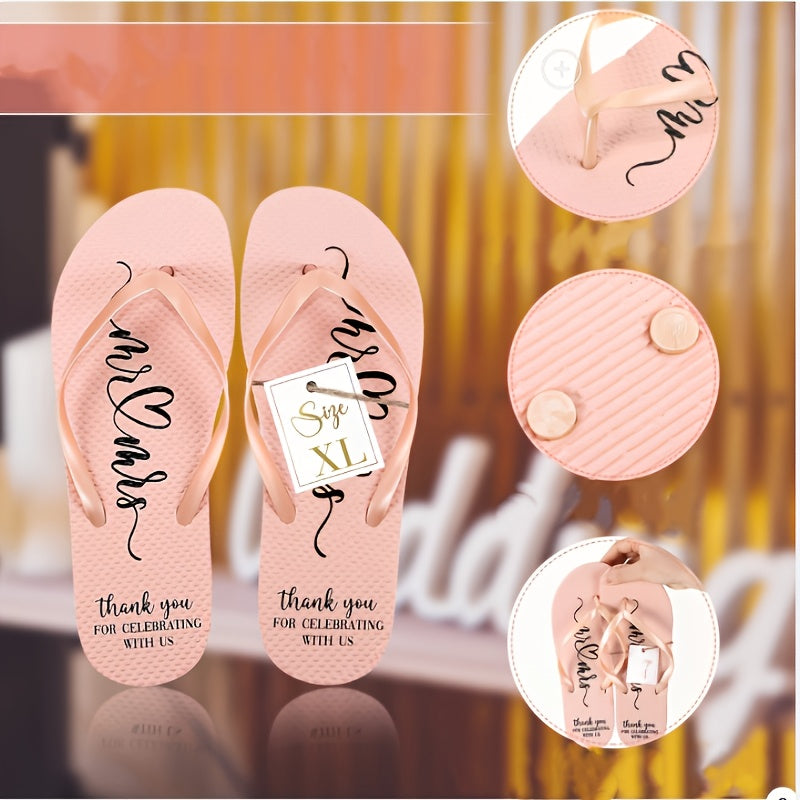 24 pairs bulk wedding flip flops women bulk slippers sandals