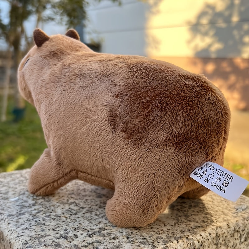 18cm 7 08inch mini cute capybara plush toy kawaii capybara