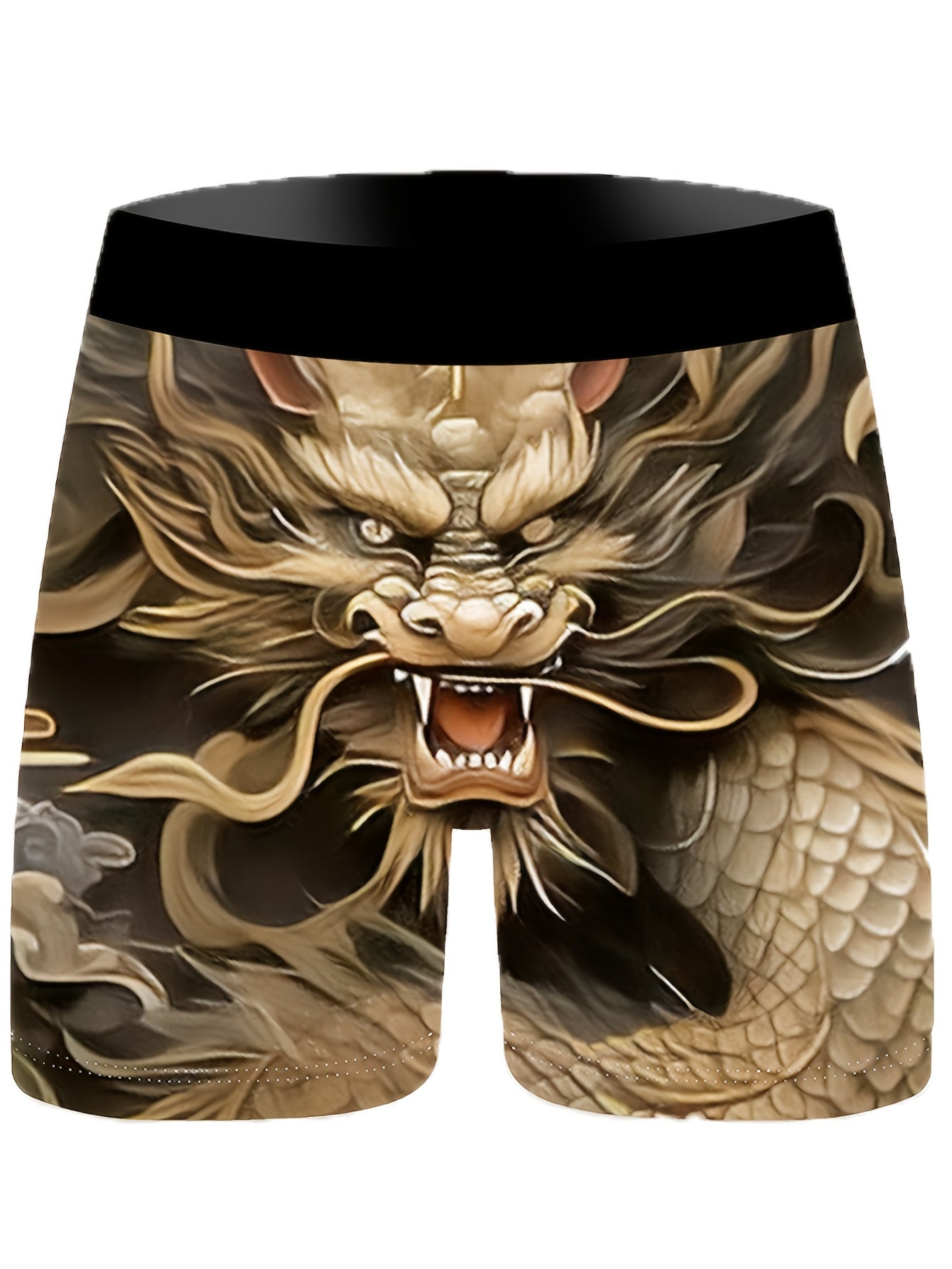 3pcs dragon cartoon   mens underwear knitted