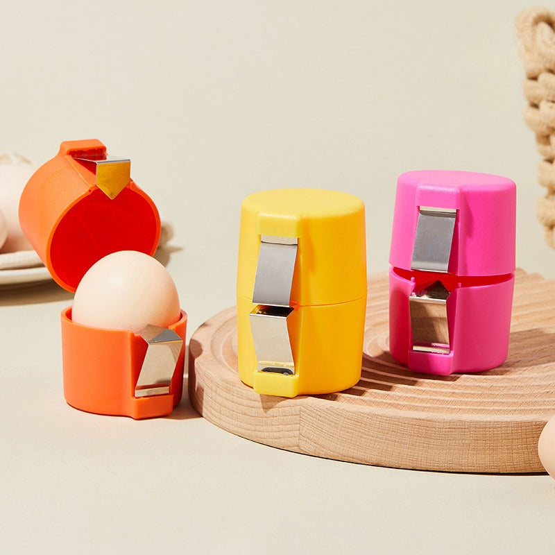 2pcs automatic eggshell peeler cracker random color high