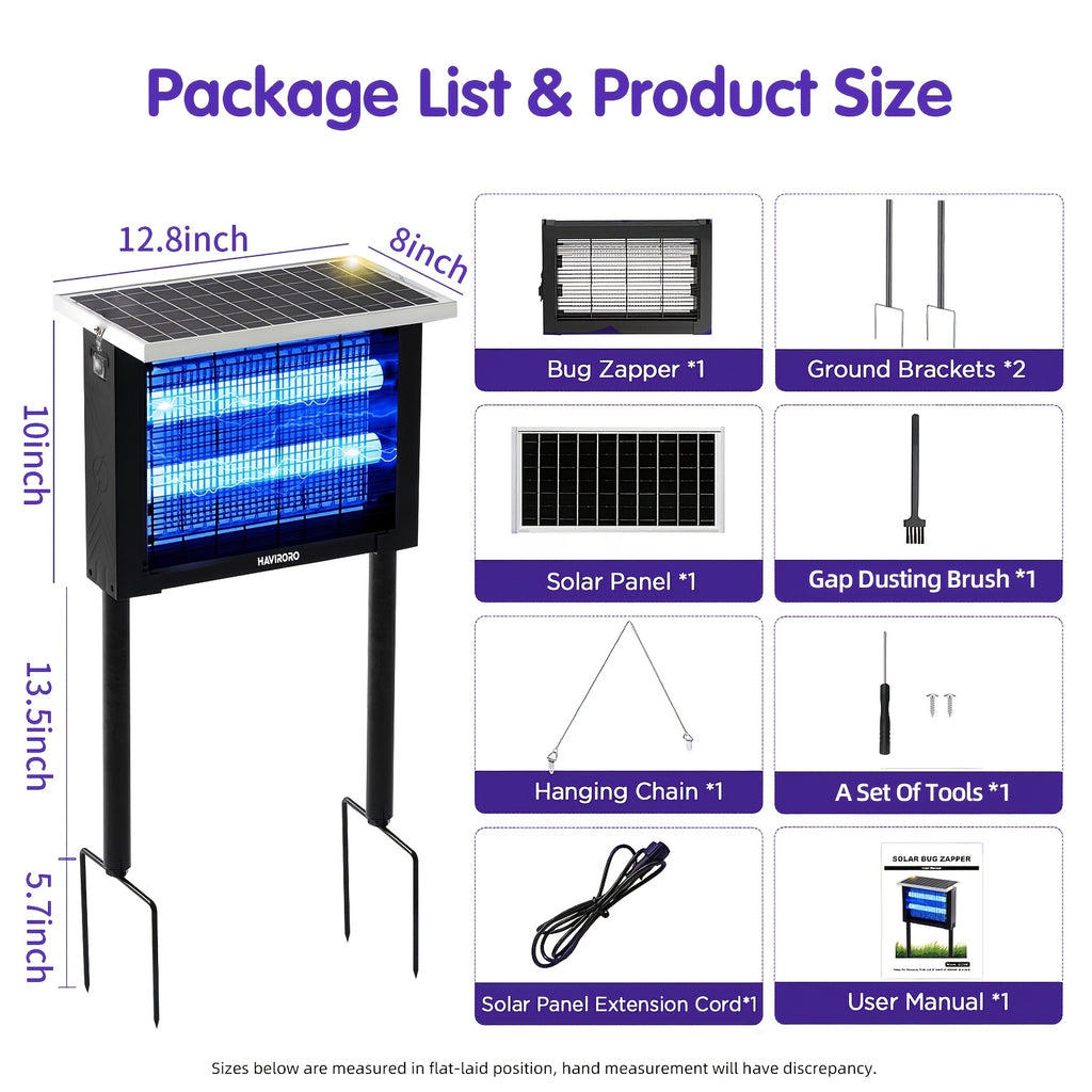 solar bug zapper outdoor bug zapper 4500v electric shock