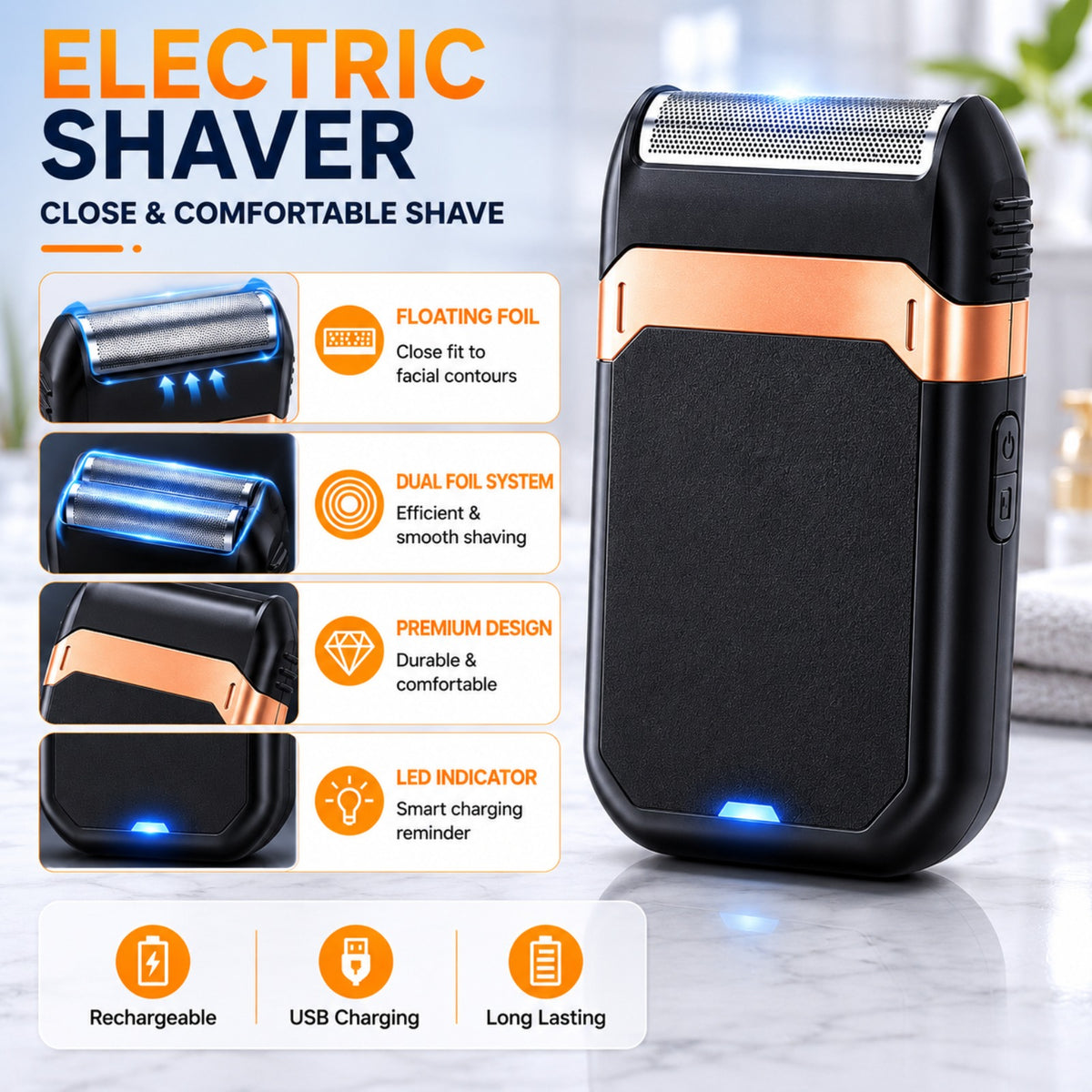 rechargeable electric grooming kit   an lcd battery