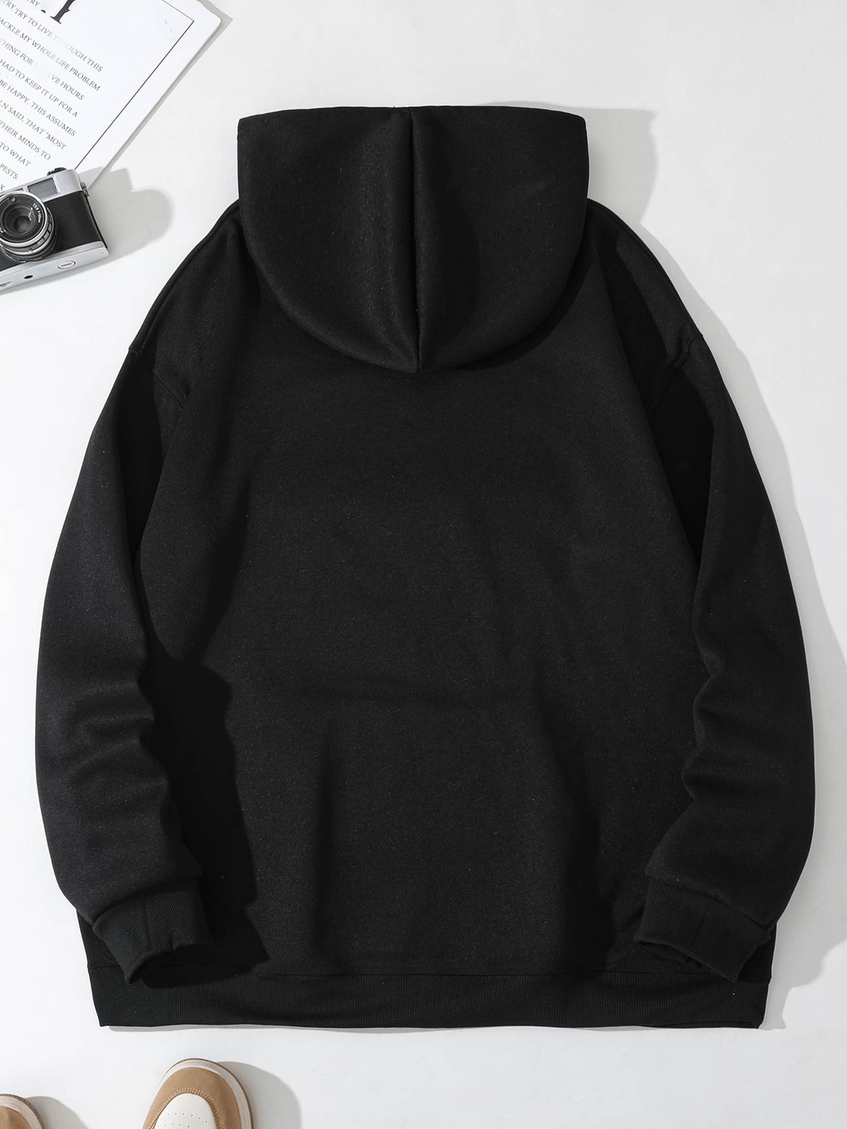 5pcs mens casual hooded sweatshirt set soft comfortable