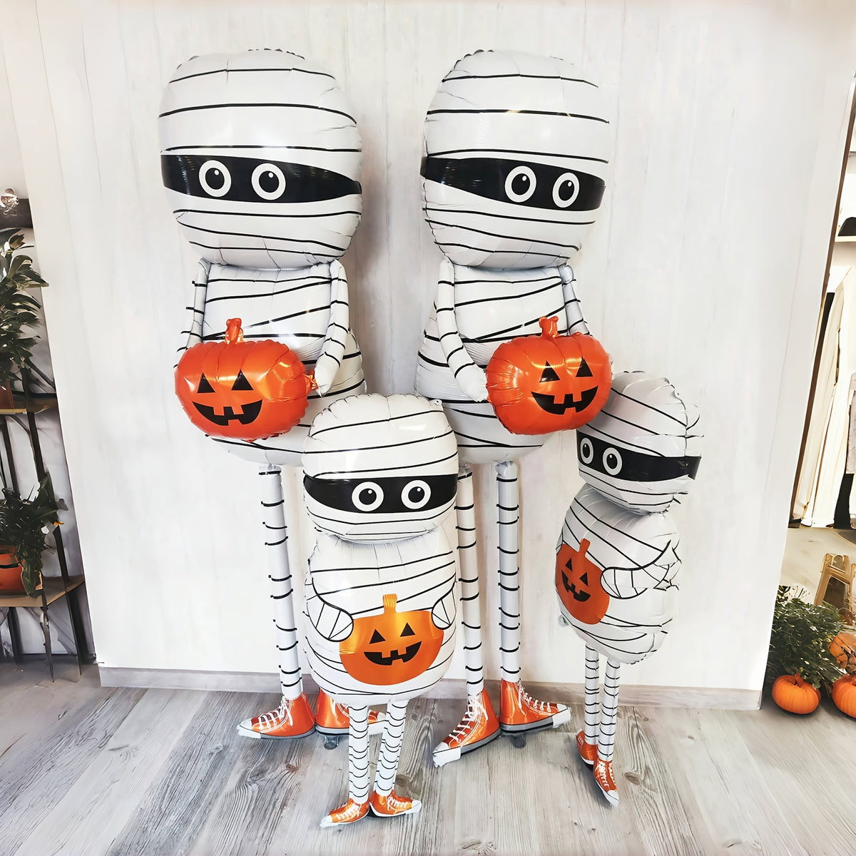 halloween balloons inflatable enormous standing ghost