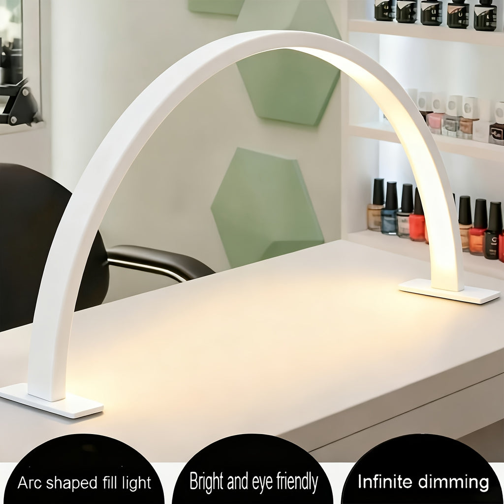 white   led desk lamp adjustable brightness