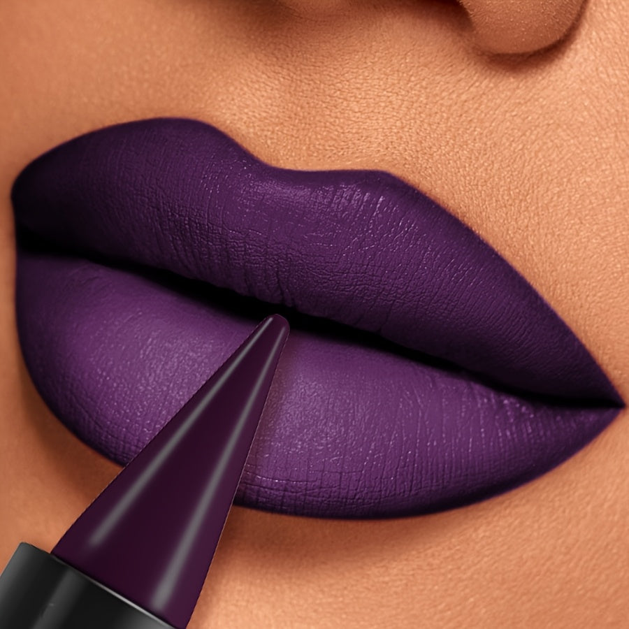 long lasting purple lipstick high pigmentation color