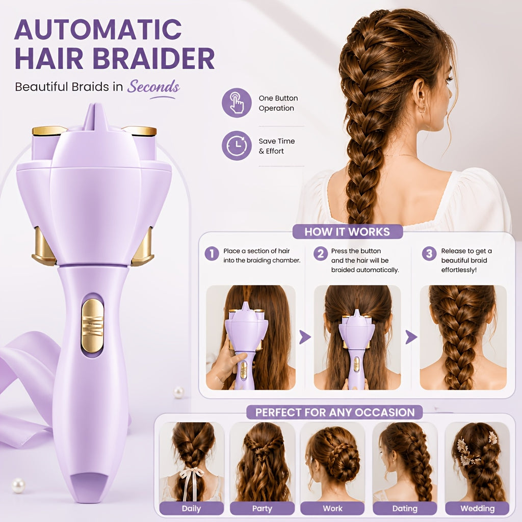 automatic hair braider portable electric hair braiding tool