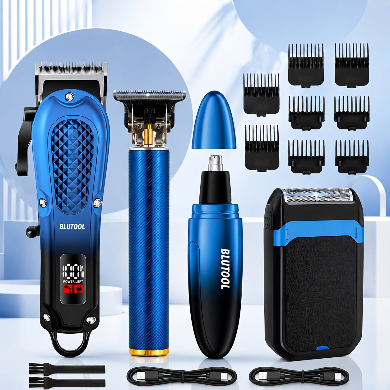 rechargeable electric grooming kit   an lcd battery