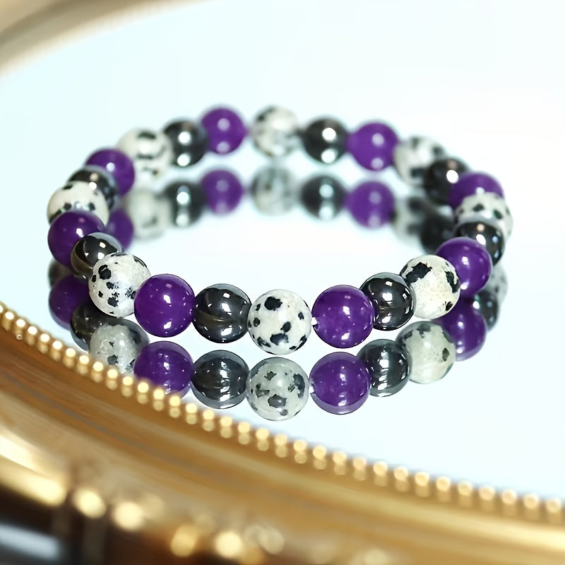 1pc bohemian natural stone bangle bangle bracelet handmade