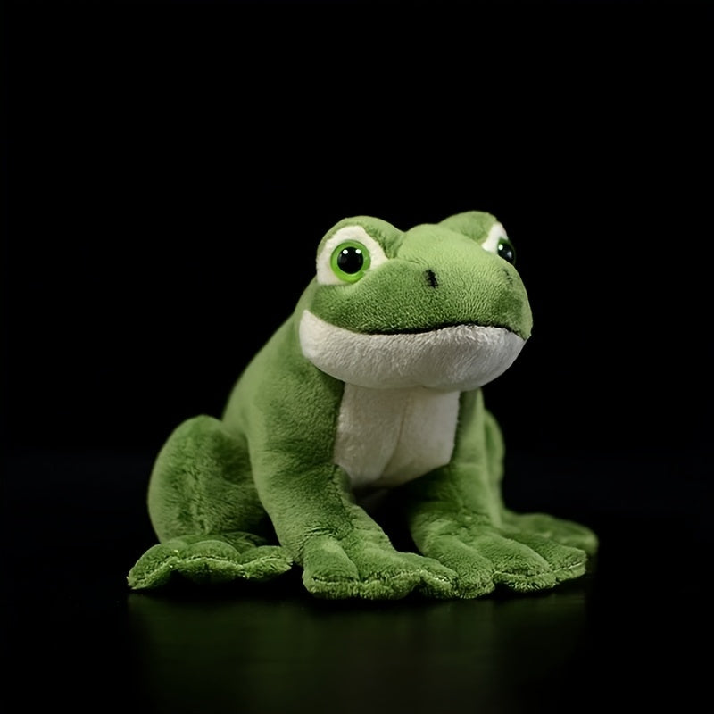 adorable   realistic frog plush toy a soft stuffed