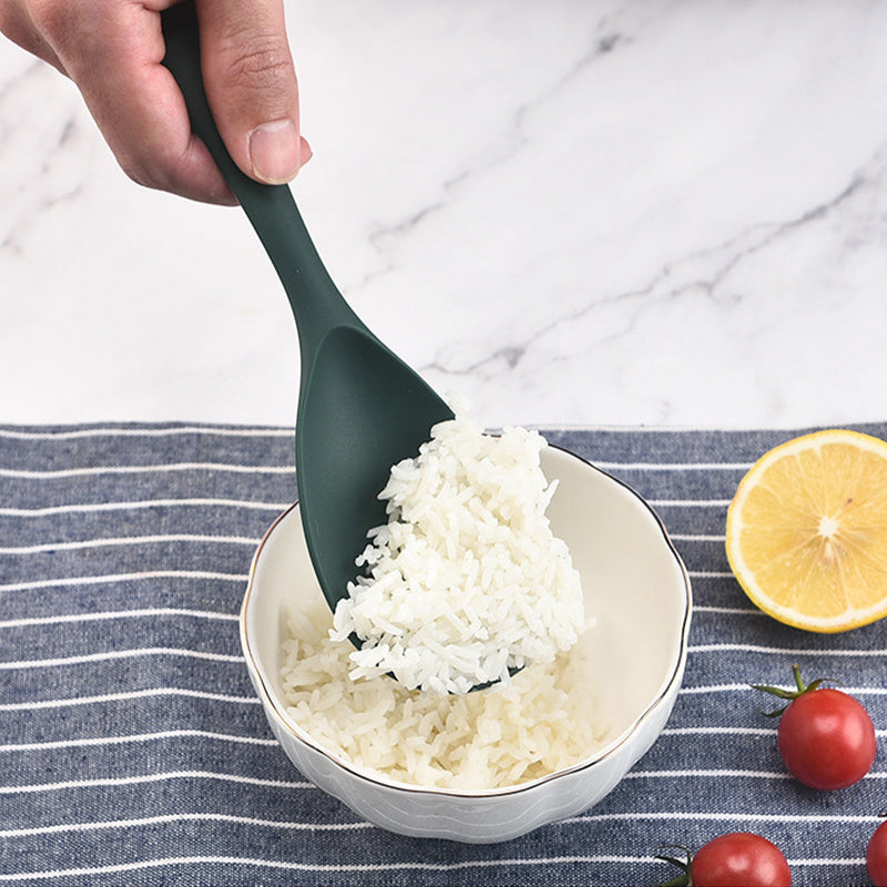 1pc non stick heat resistant silicone rice spoon