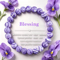 1pc natural grape amethyst bracelet women 8mm beads bohemian