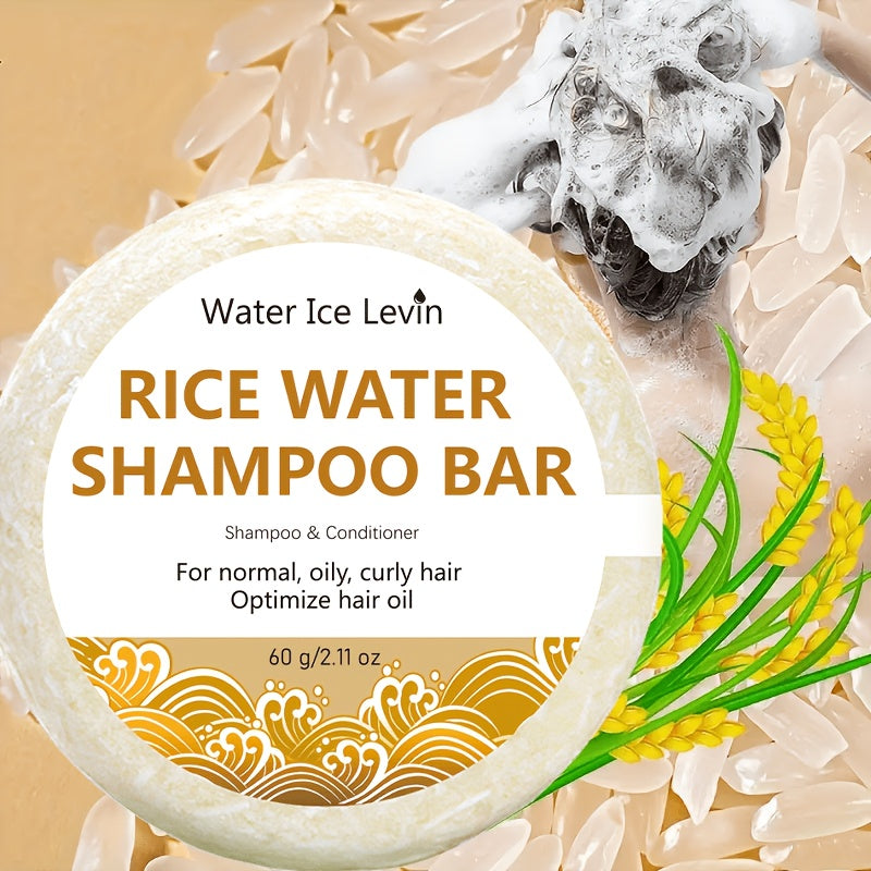 60g rice water shampoo bar 2 in 1 hair shampoo conditioner