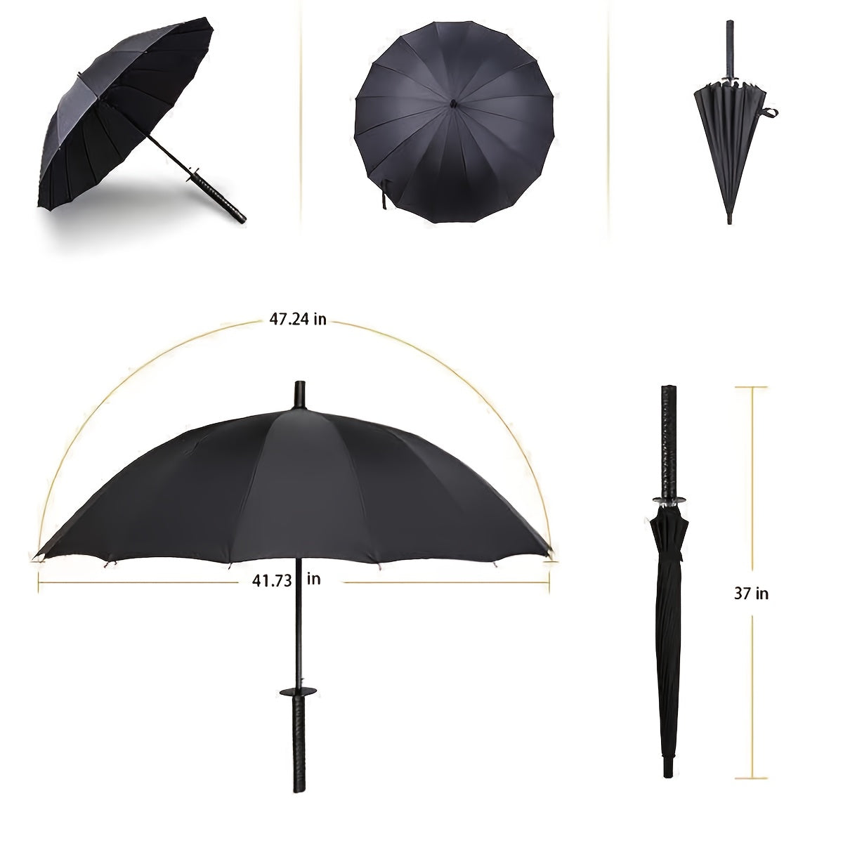 sword umbrella   auto open close