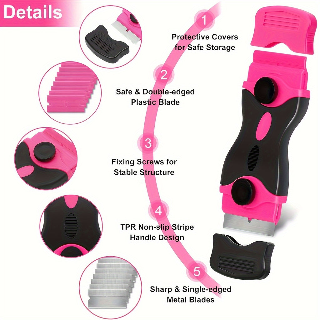 removal scraper glass scraper 1 pink double
