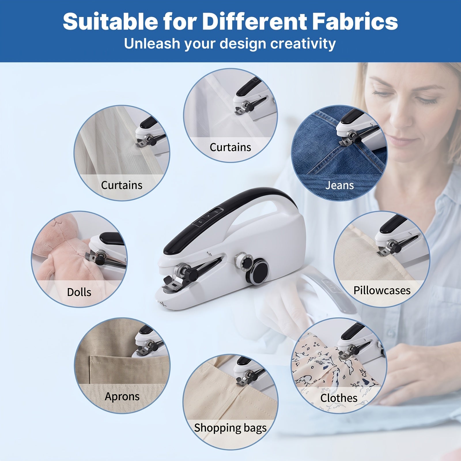 portable handheld sewing machine   fast precision