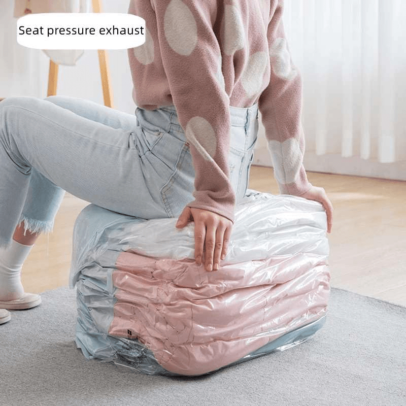 8pcs heavy duty vacuum storage bag no pump required