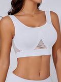womens sports bra gathered bra sports hollow breathable bra