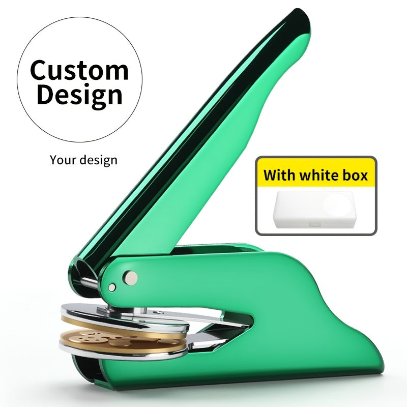 1set personalized metal book embosser stamp custom ex