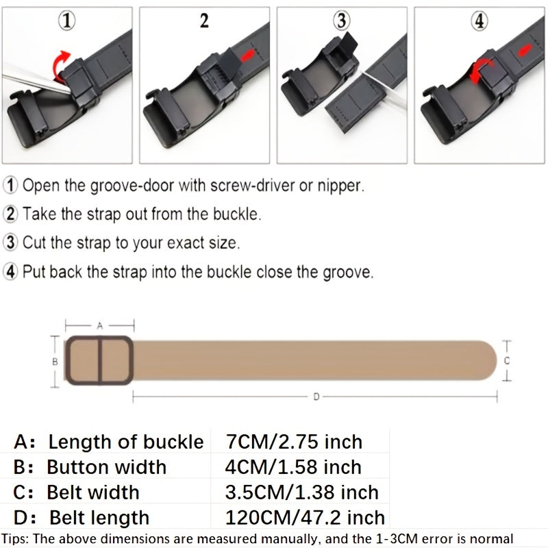mens casual imitation nylon outdoor anti   belt