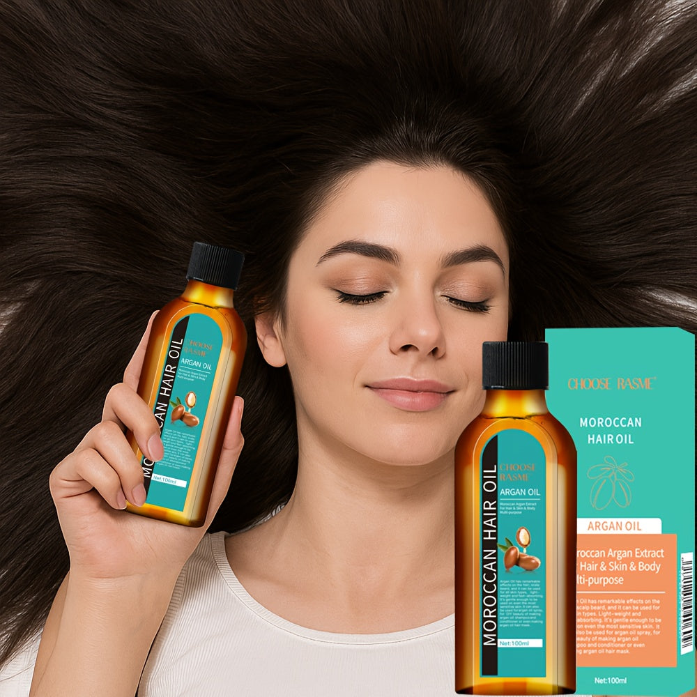 moroccan hair oil improves dry frizzy hair strengthens adds