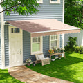 13 x 8 ft retractable awning patios sun protection canopy
