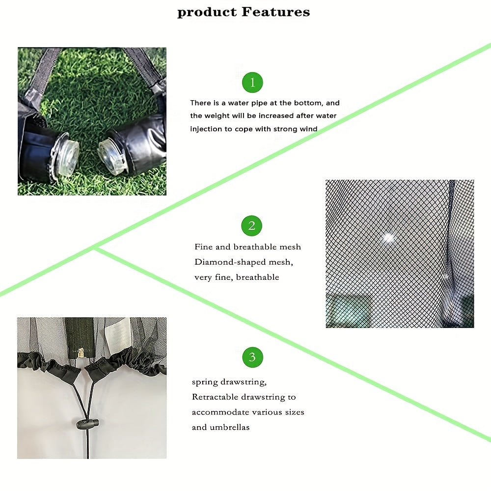 patio mosquito net zippered door water pipe suitable outdoor