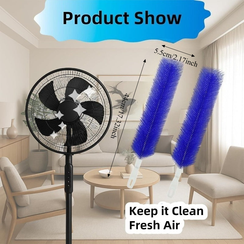 flexible microfiber fan cleaning brush multifunctional