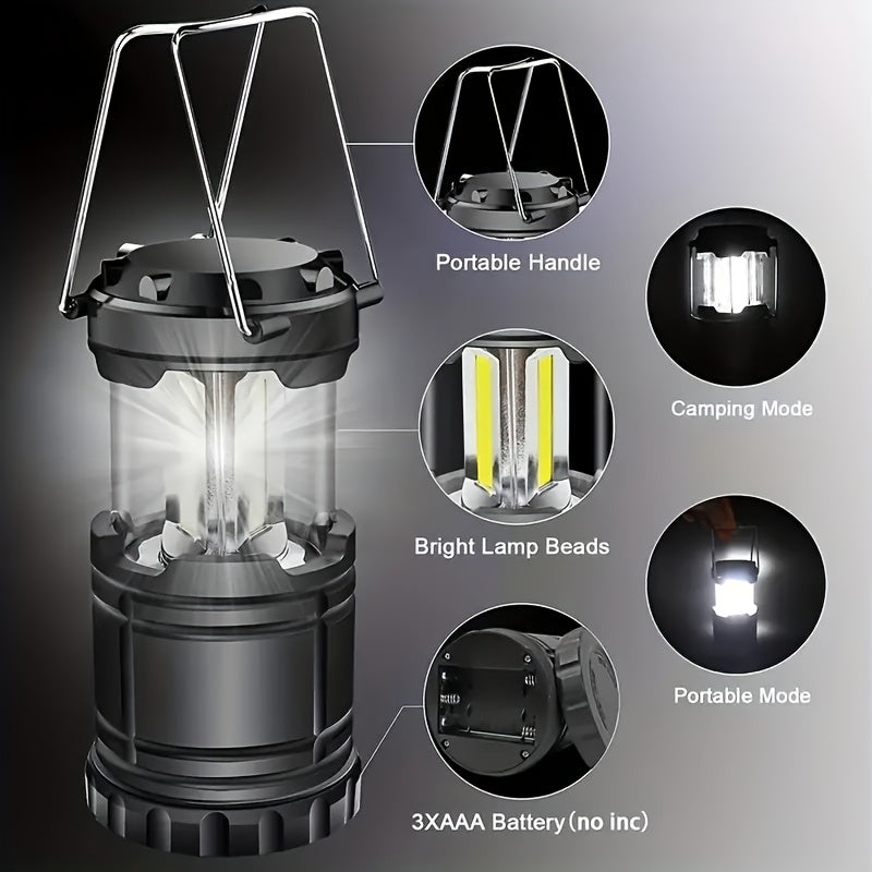 4pcs   led   portable collapsible
