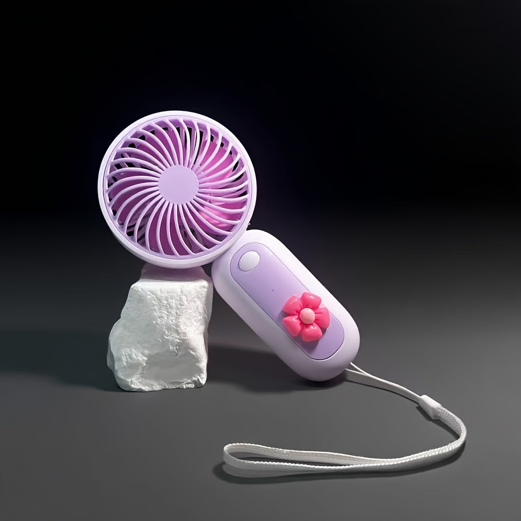 handheld fan suitable women girls portable pocket fan