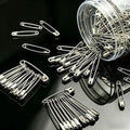 60pcs set assorted size safety pins silvery suitable