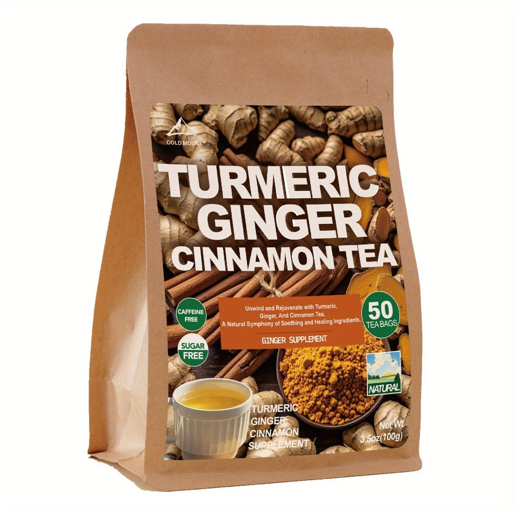 natural herbs turmeric ginger cinnamon tea