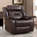faux leather manual recliner set 3 seat sofa loveseat