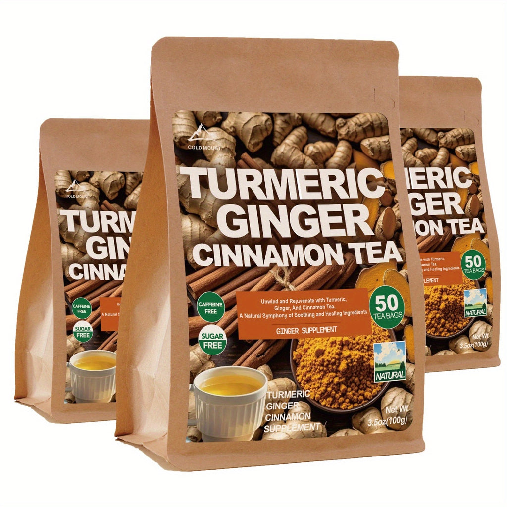 natural herbs turmeric ginger cinnamon tea