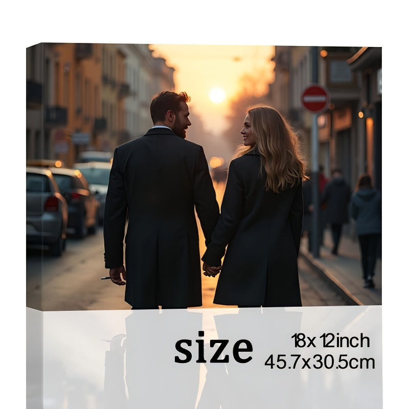2d flat personalized custom photo canvas prints wrap around