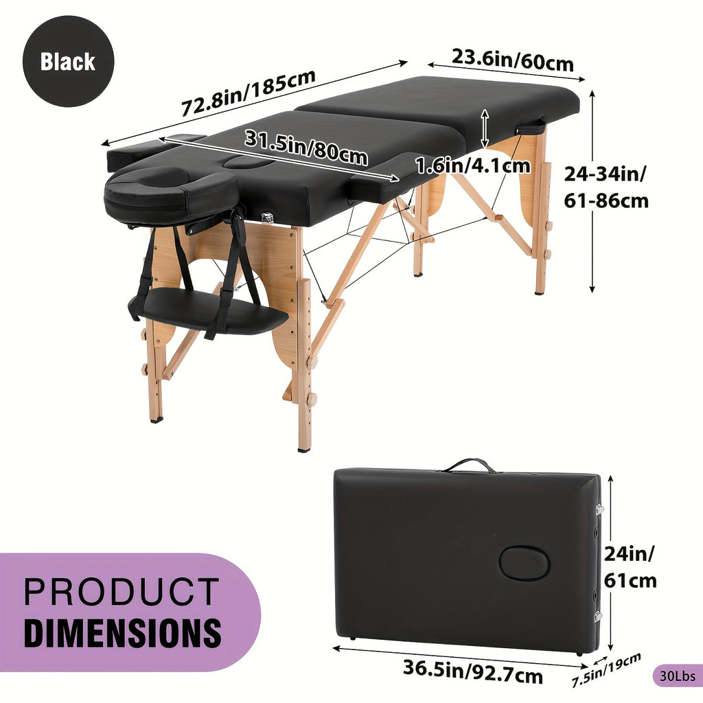 2 fold massage table portable massage bed   bed