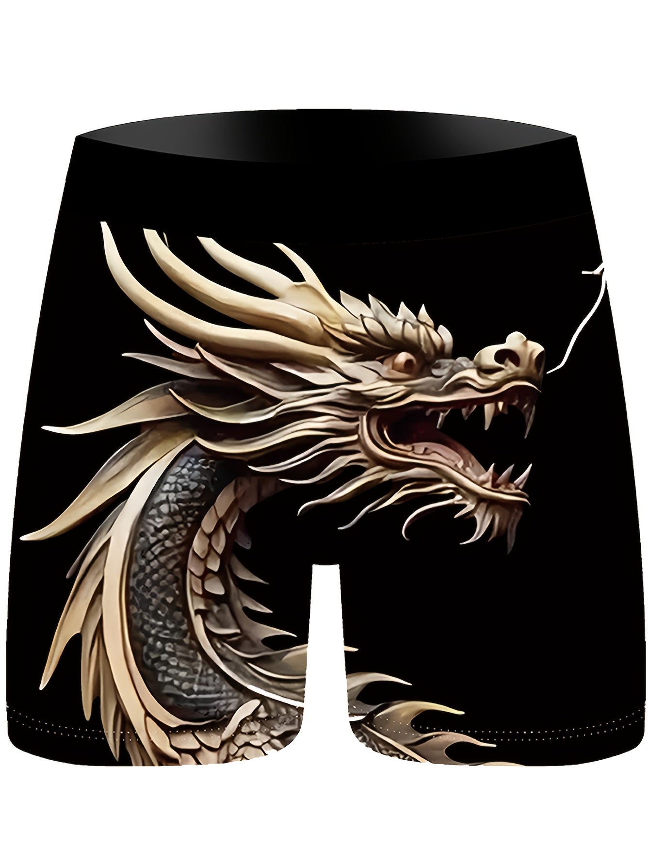 3pcs dragon cartoon   mens underwear knitted