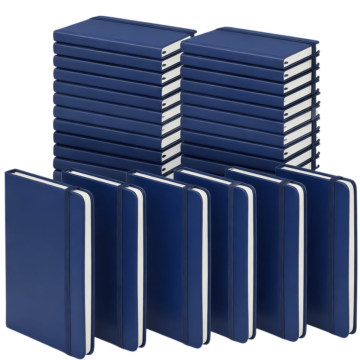 set  6 pu leather bound journals featuring 160 pages