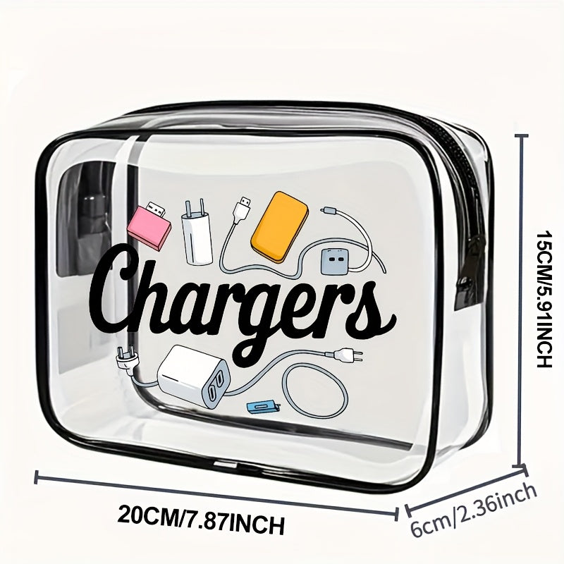 transparent casual handbag suitable men women used a makeup