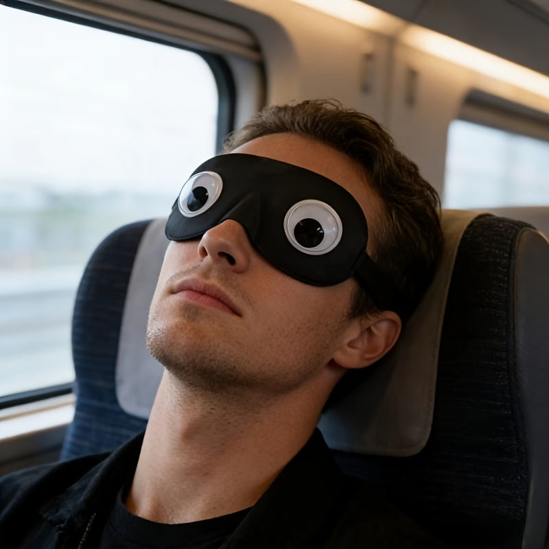 3d stereoscopic eye mask moving big eyes shading eye mask