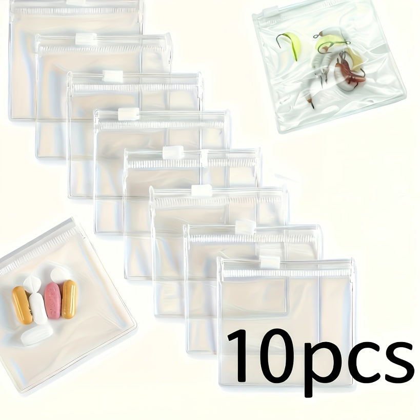 10pcs medicine storage bag set portable travel medicine