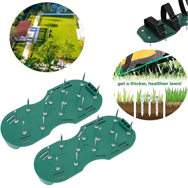 garden aeration shoes lawn spike shoes inflatable aeration