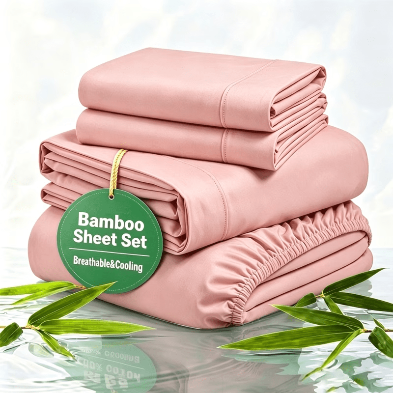 4pcs bamboo fiber sheet set 2200