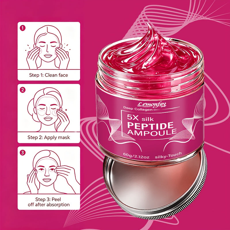 deep 5 fold   facial mask     smooth
