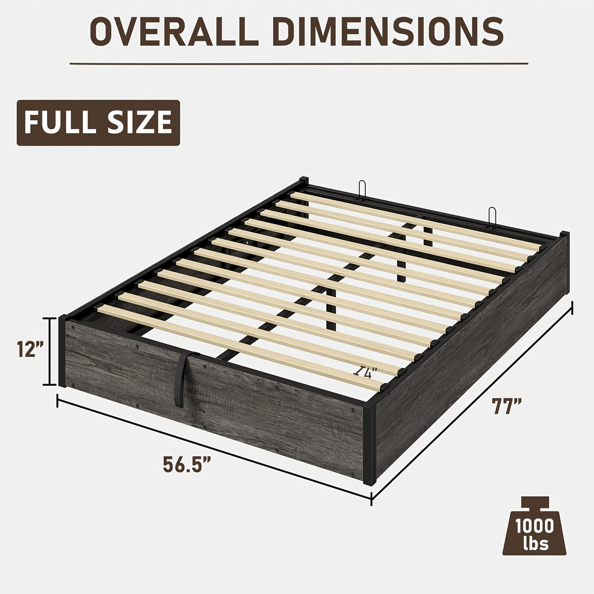 lift storage bed storage underneath wooden platform bed