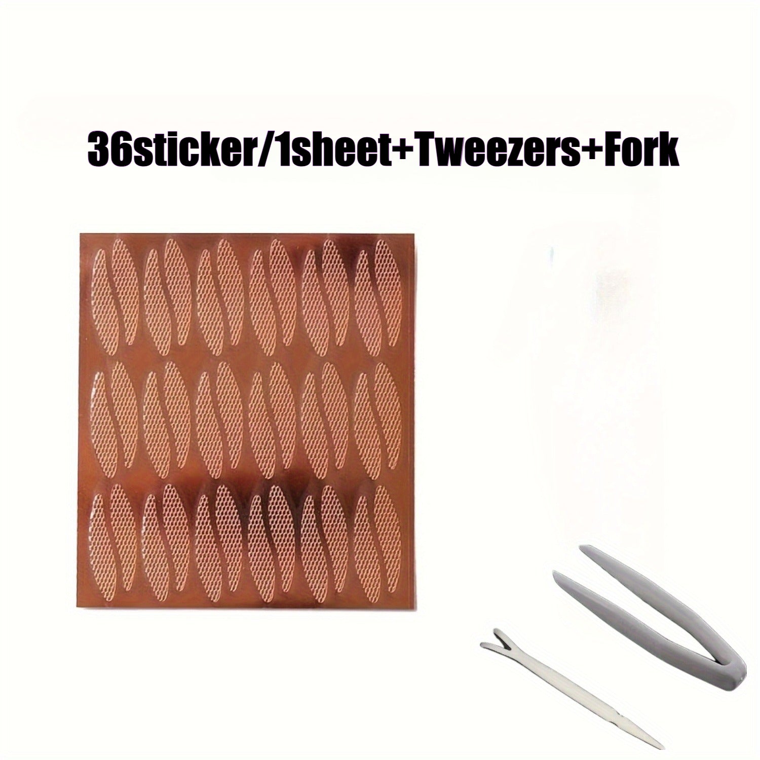 36 stickers droplet shaped double eyelid stickers outlining