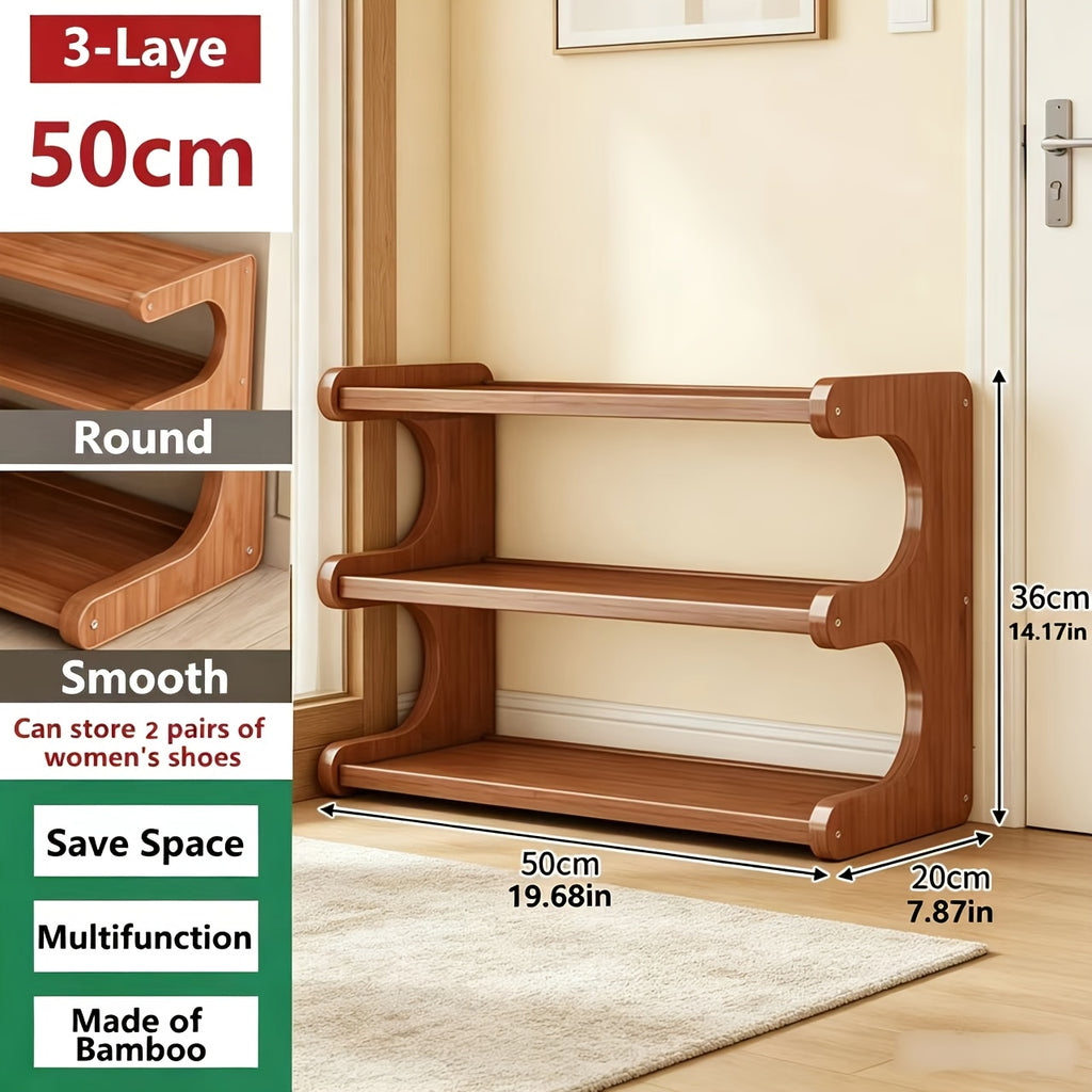 3 5 6 tier bamboo shoe rack bamboo shoe storage solution