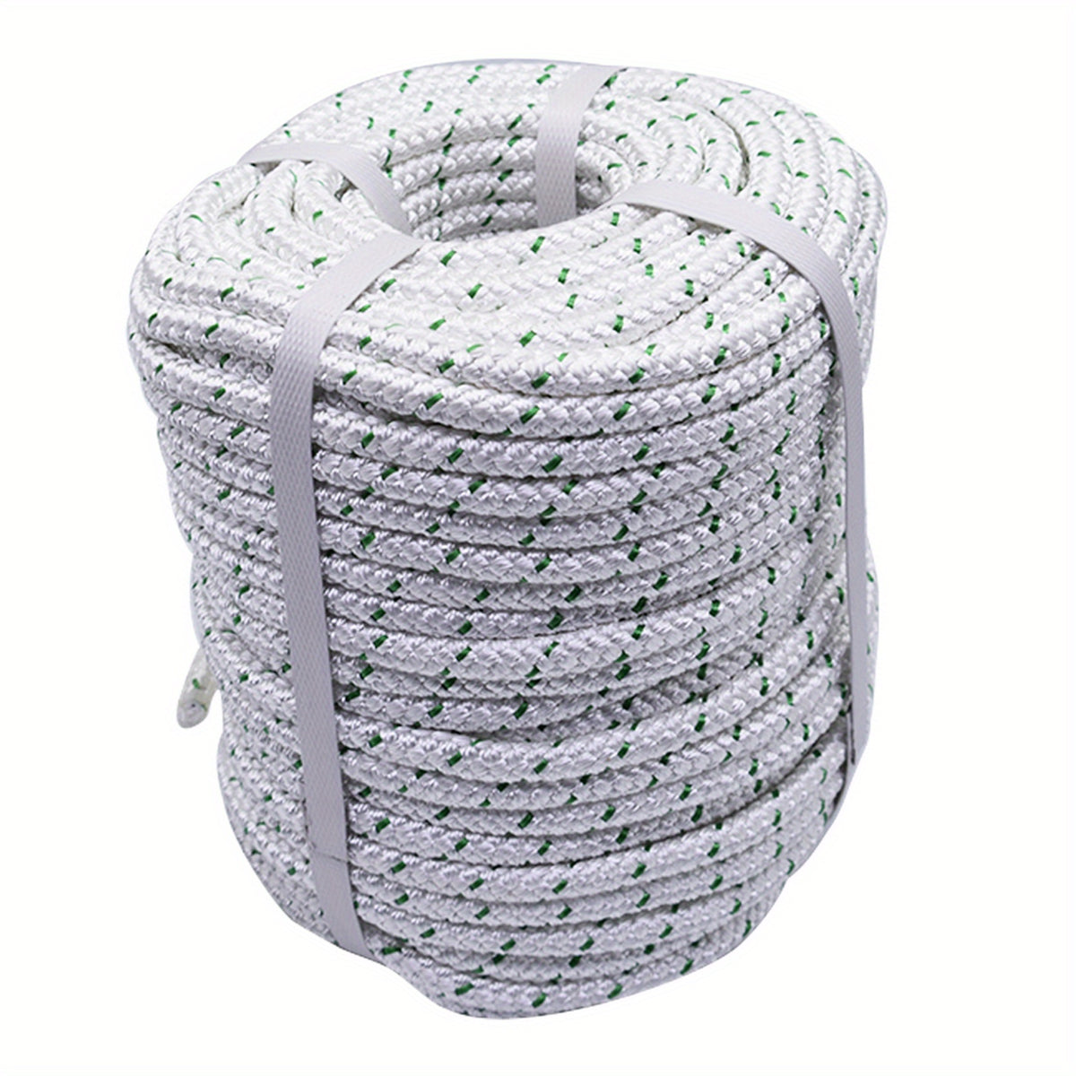 200ft white green polyester fiber rope 3 8 inch double