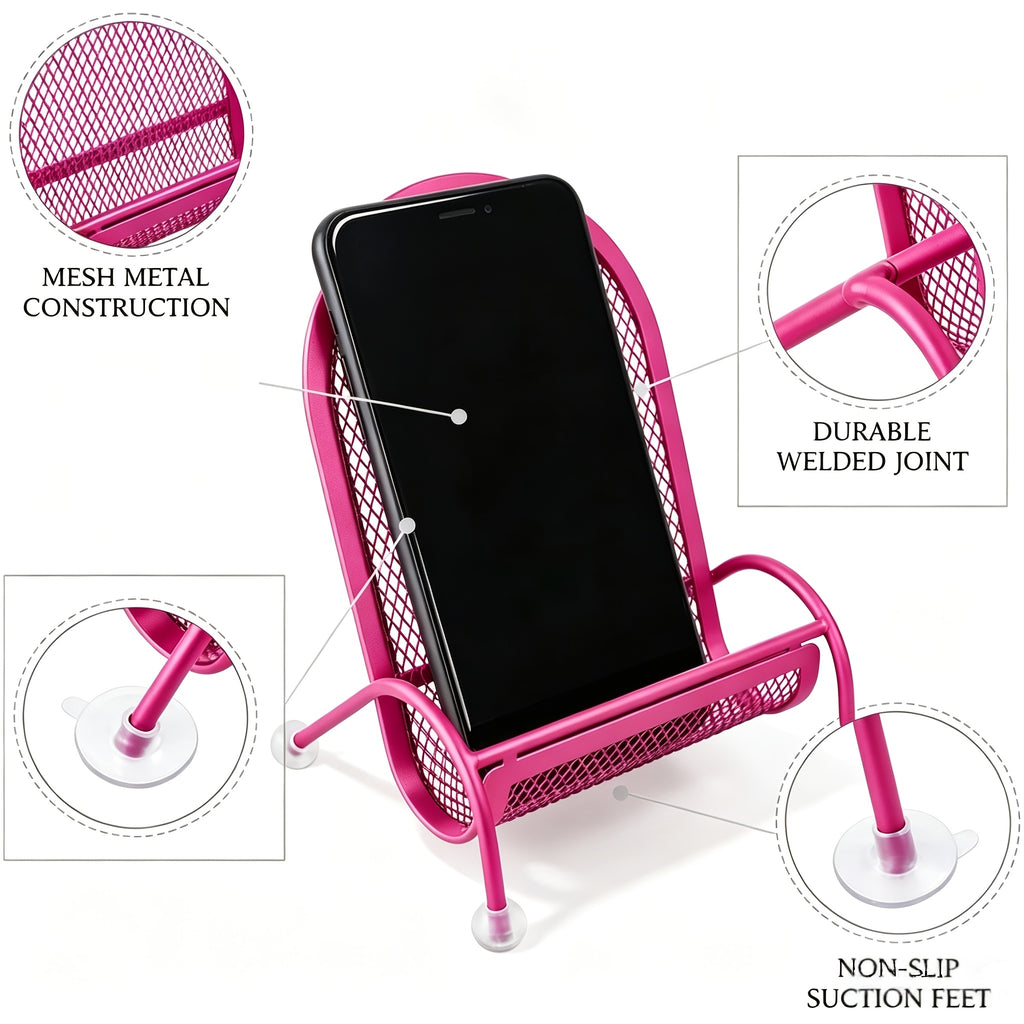 cute chair phone stand universal lazy desktop phone holder