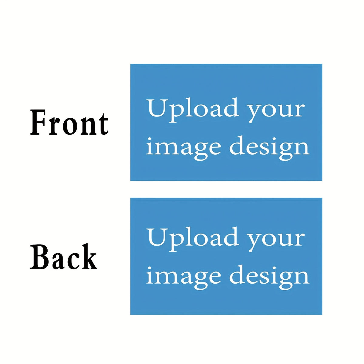customizable double sided printed business cards simple
